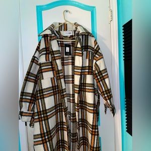 Paint The Town Plaid Jacket - Mustard/combo (NEW)[XL]